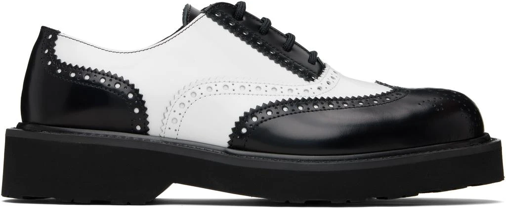 Kenzo Black & White Kenzo Paris 'KENZO Ukio' Brogue Oxfords 1