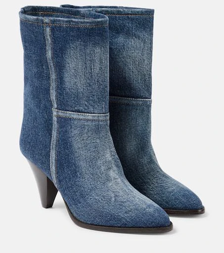 Isabel Marant Rouxa denim ankle boots 1