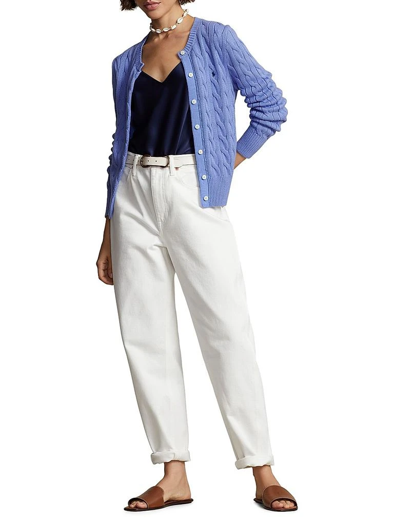 Ralph Lauren Cable-Knit Crewneck Cardigan 2