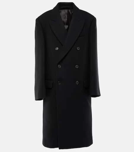 WARDROBE.NYC Double-breasted wool coat 1