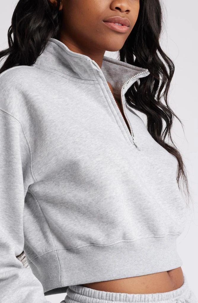 BP. Quarter Zip Fleece Detail Sweatshirt 5