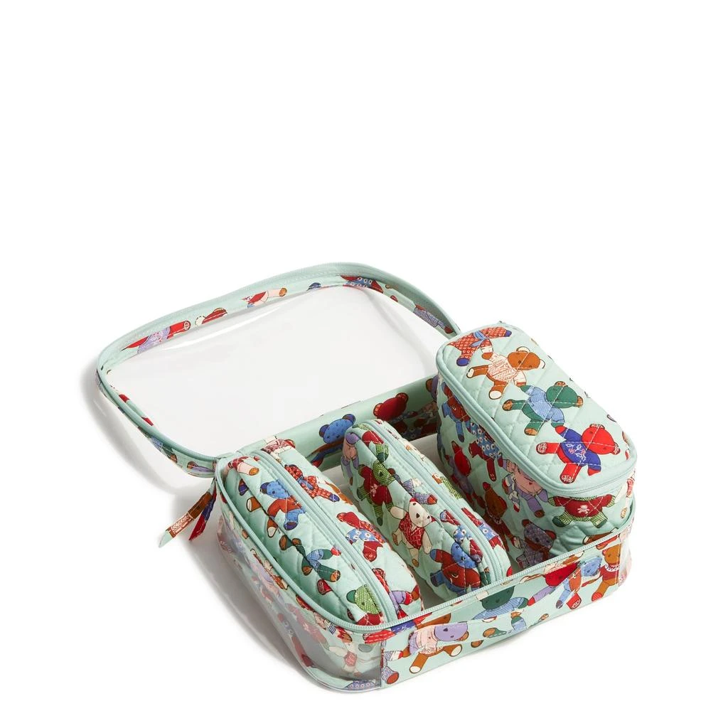Vera Bradley Outlet Clear 4-Piece Cosmetic Set 2