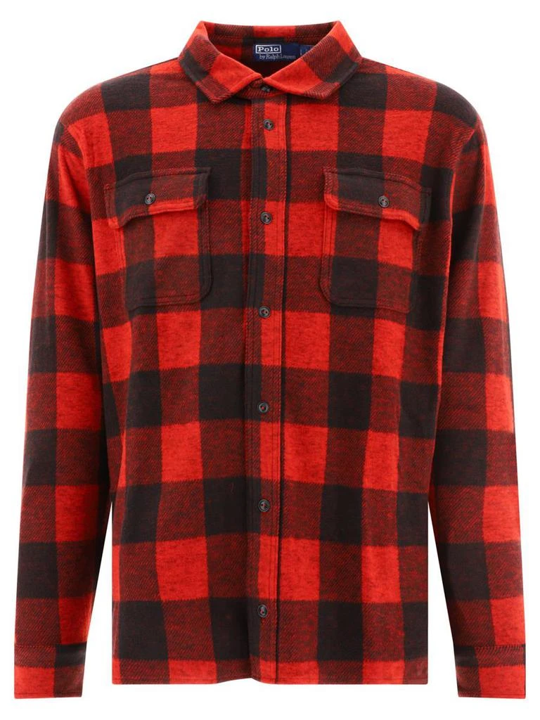 Ralph Lauren Polo Ralph Lauren Classic-Fit Plaid Knit Flannel Workshirt 1