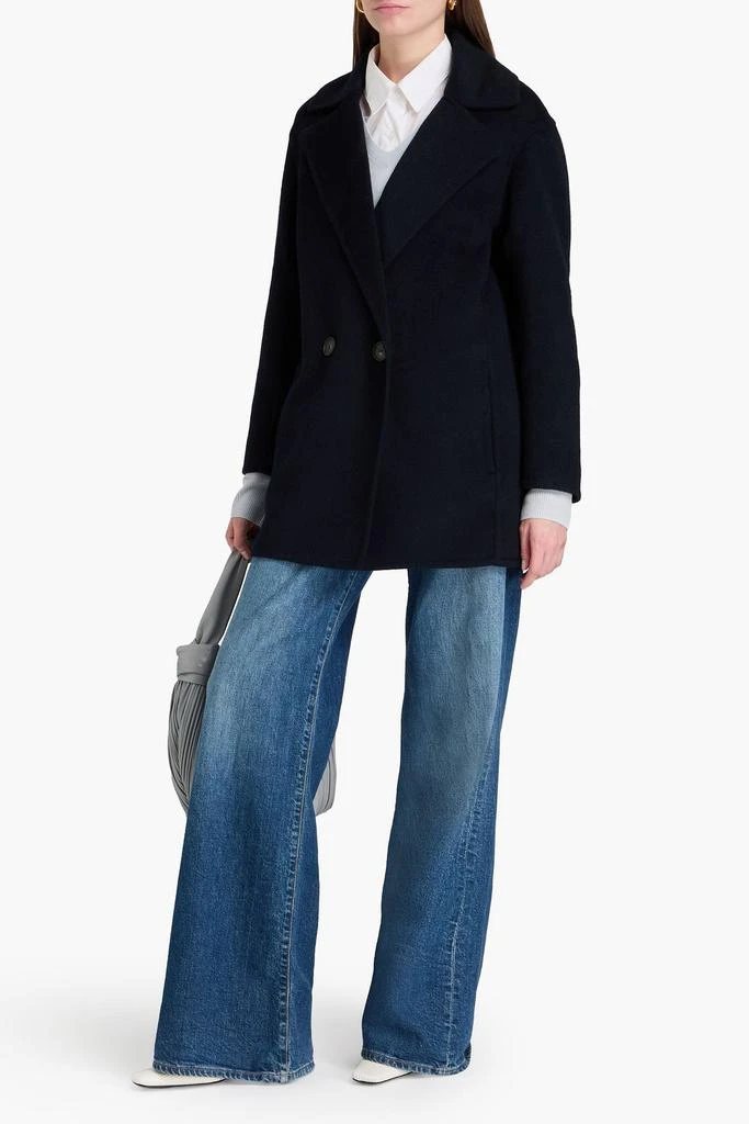 Vince Double-breasted wool-blend felt coat 2