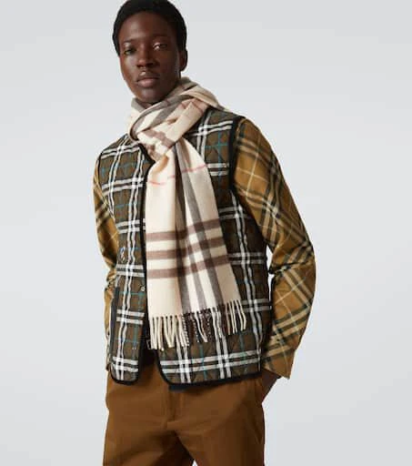 Burberry Burberry Check cashmere scarf 3