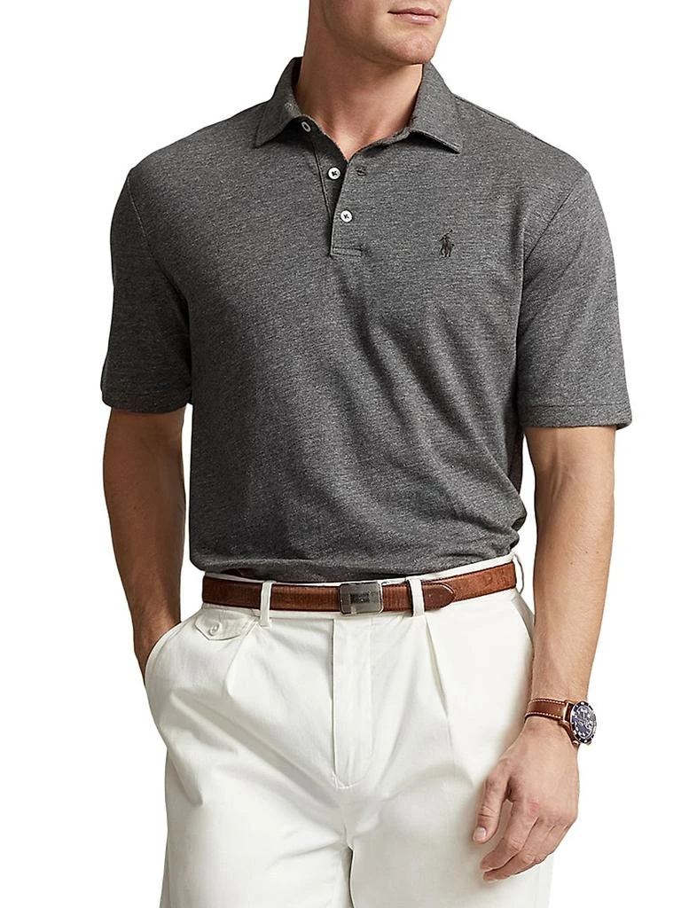 Ralph Lauren Cotton & Linen-Blend Polo Shirt 6