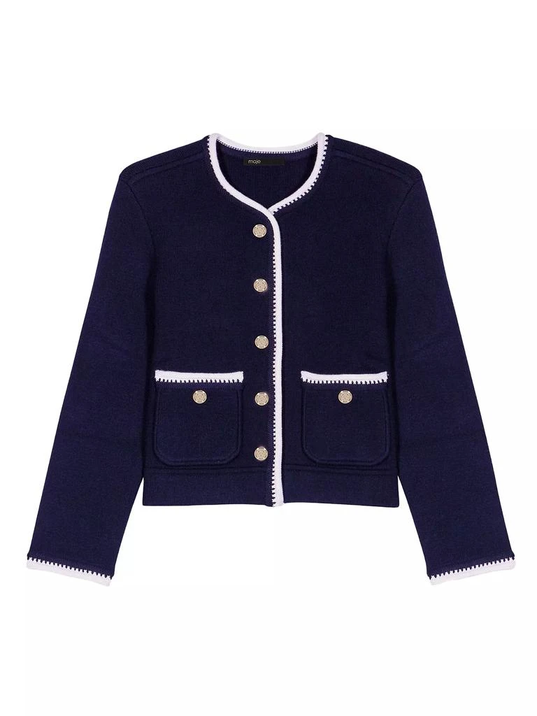 Maje Wool-Blend Cardigan 1
