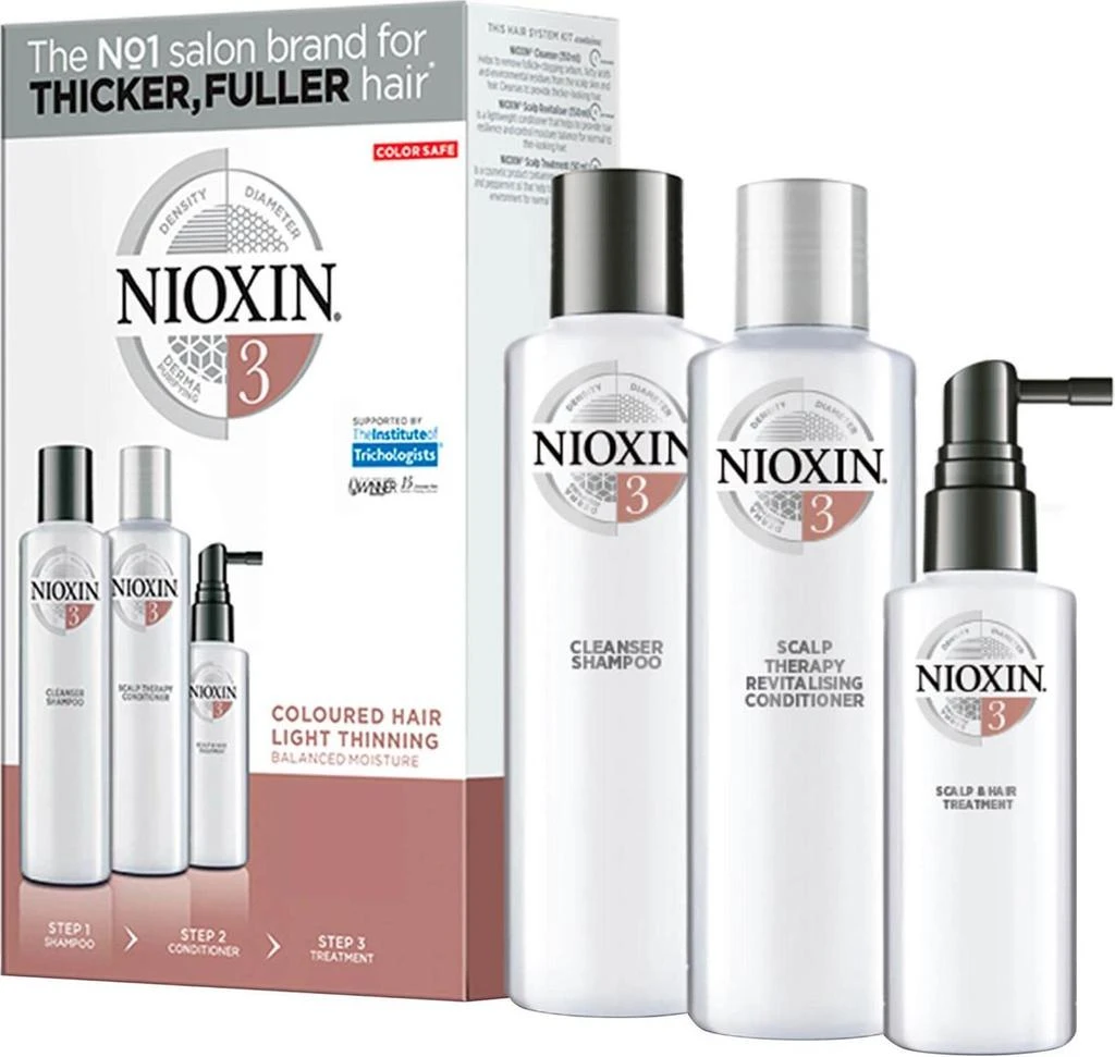 NIOXIN NIOXIN 3-Part System 3 Trial Kit for Coloured Hair with Light Thinning 1