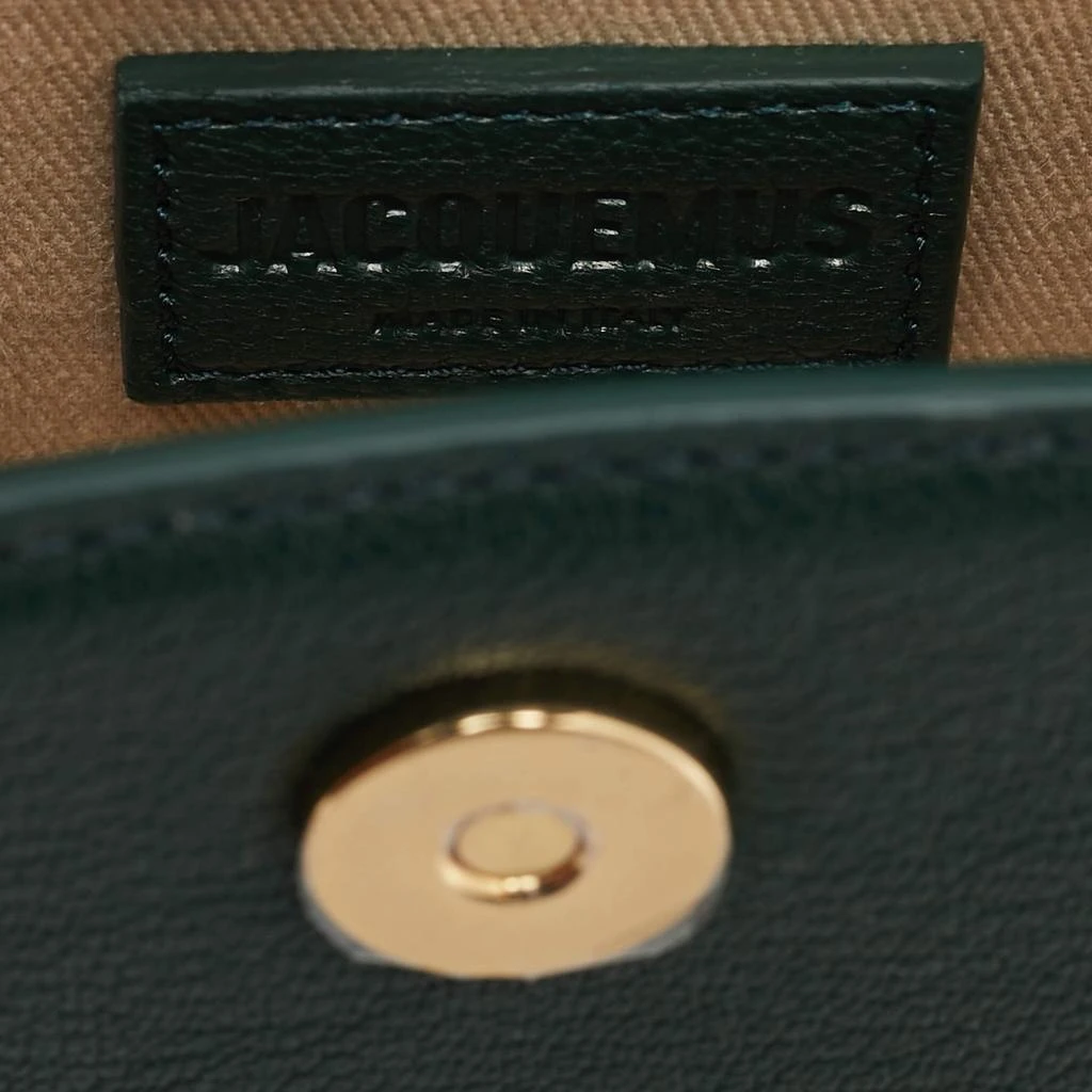 Jacquemus Jacquemus Green Leather Mini Le Chiquito Top Handle Bag 8