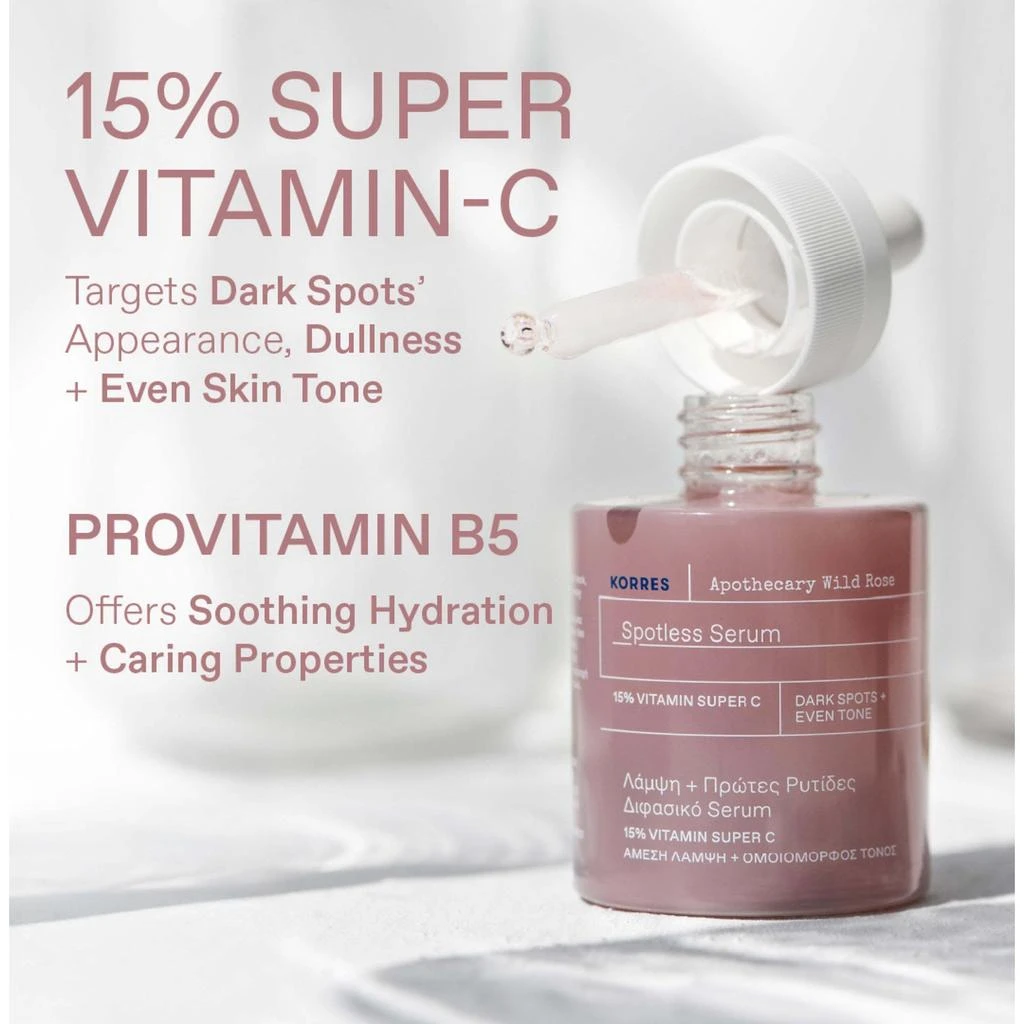 KORRES KORRES Apothecary Wild Rose Spotless Serum | 15% Vitamin Super C 30ml 6