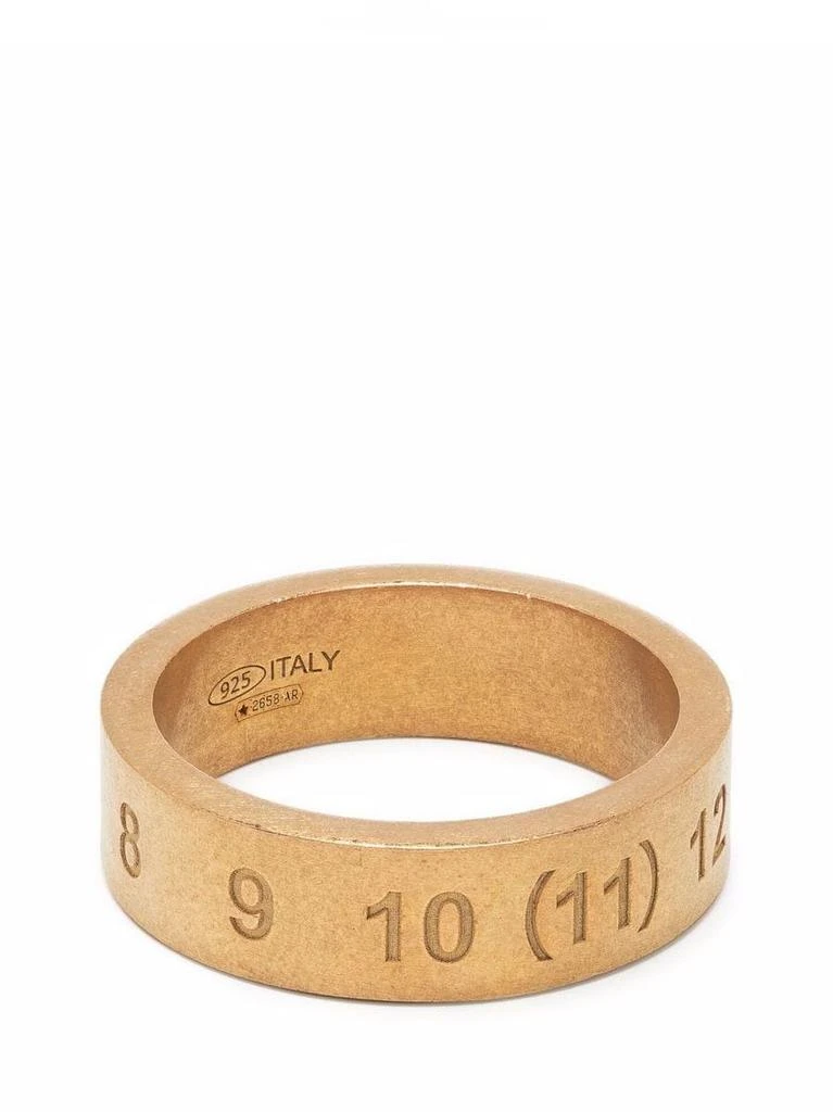 NA Numbers engraved gold Ring 1