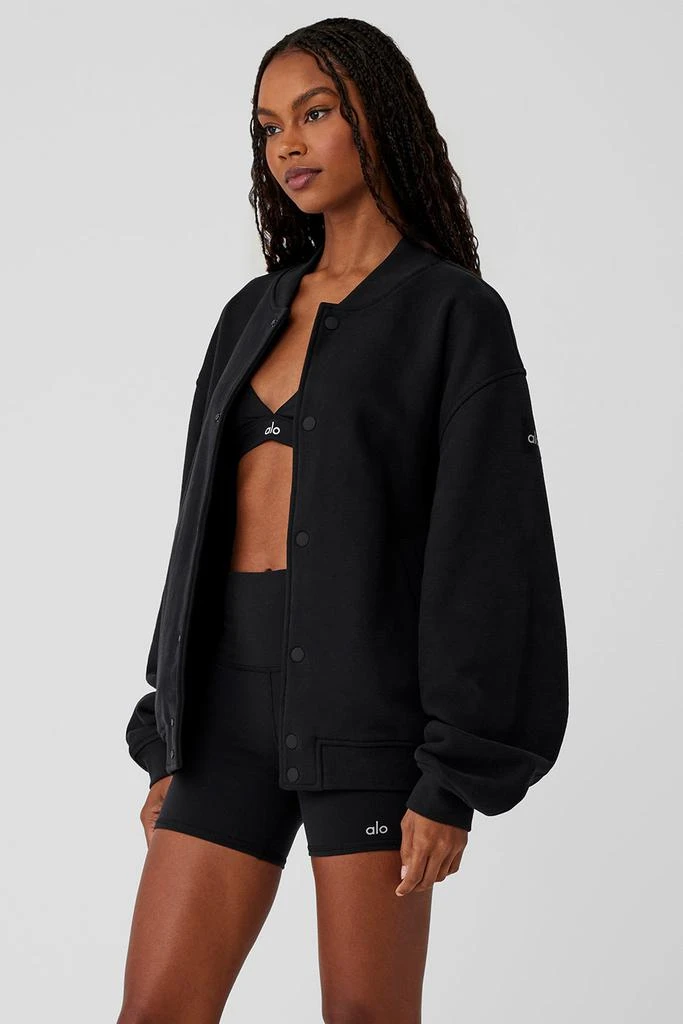 Alo Renown Varsity Jacket - Black 3