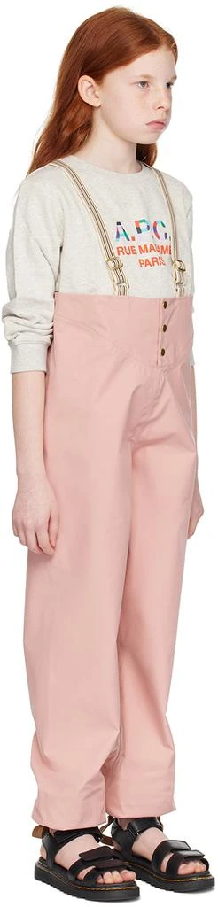 fairechild Kids Pink Waterproof Rain Pants 2
