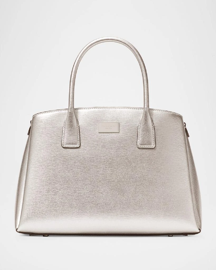 Kate Spade serena metallic leather satchel bag 1