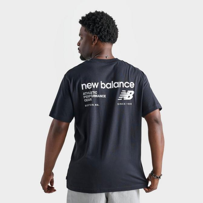 ★NEW BALANCE★ Men's Linear Back Print T-Shirt New Balance Linear Back Print T-shirt in Black for Men | Lyst UK