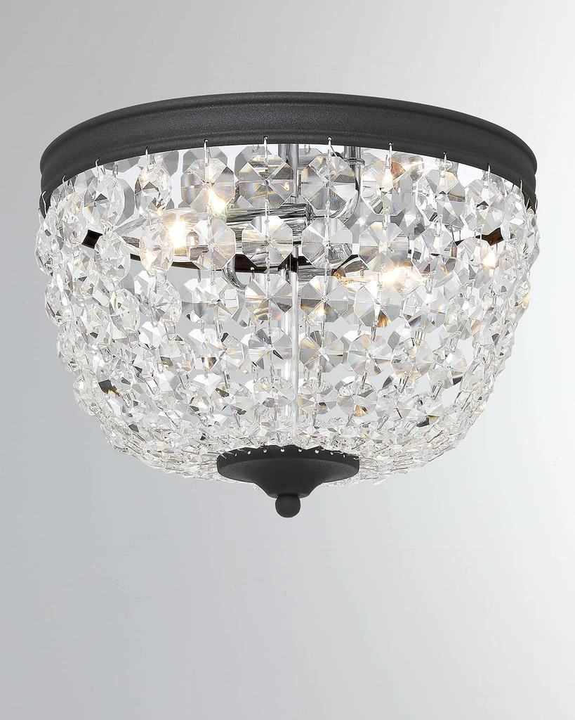 Crystorama Nola 2-Light Outdoor Flush Mount 1