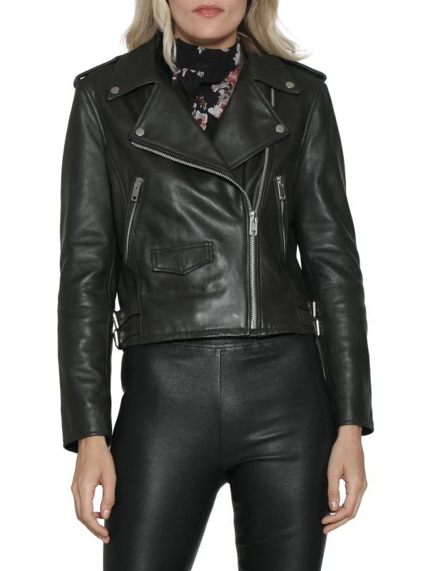 Shop Liz Leather Moto Jacket on Sale at BeyondStyle – Get Lowest