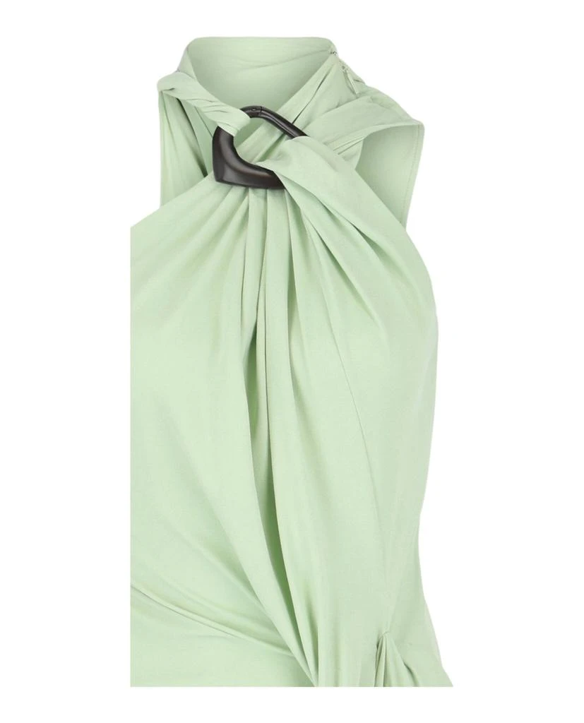 Salvatore Ferragamo Asymmetrical Gathered Dress 3