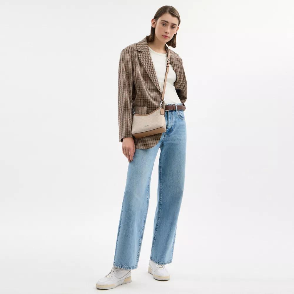 Coach Laurel Small Shoulder Bag In Signature Canvas