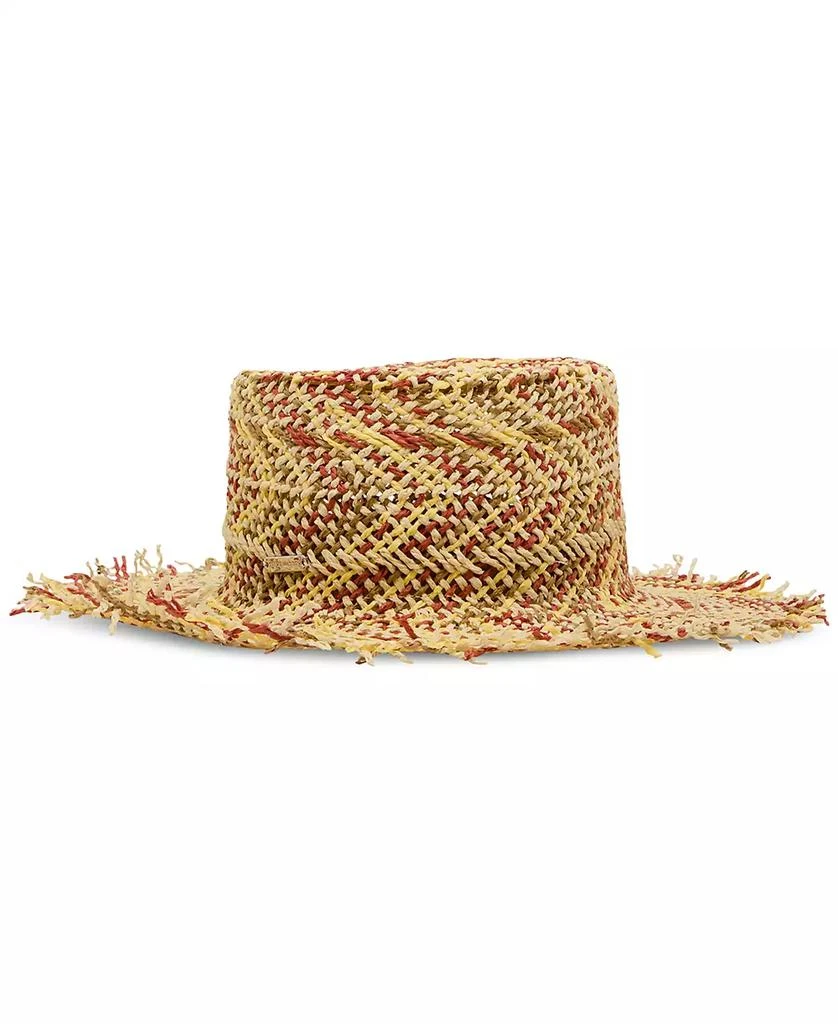 Steve Madden H-Coley Coastal Chevron Straw Bucket Hat 1