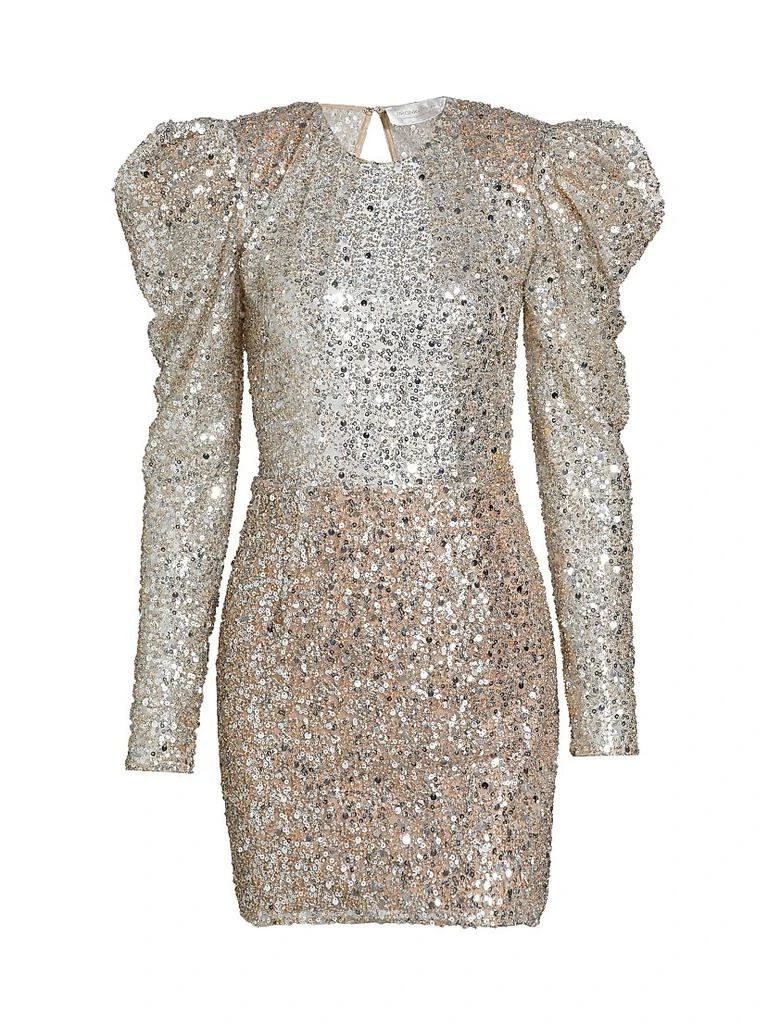 BRONX AND BANCO Tessa Metallic Sequin Minidress 1