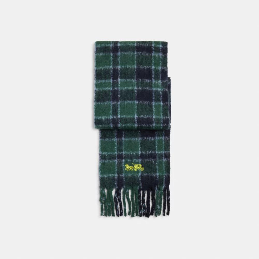 COACH® Classic Plaid Oversized Muffler