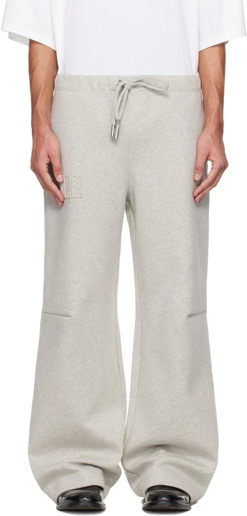 Jean Paul Gaultier Gray 'The Embossed Gaultier' Lounge Pants 1