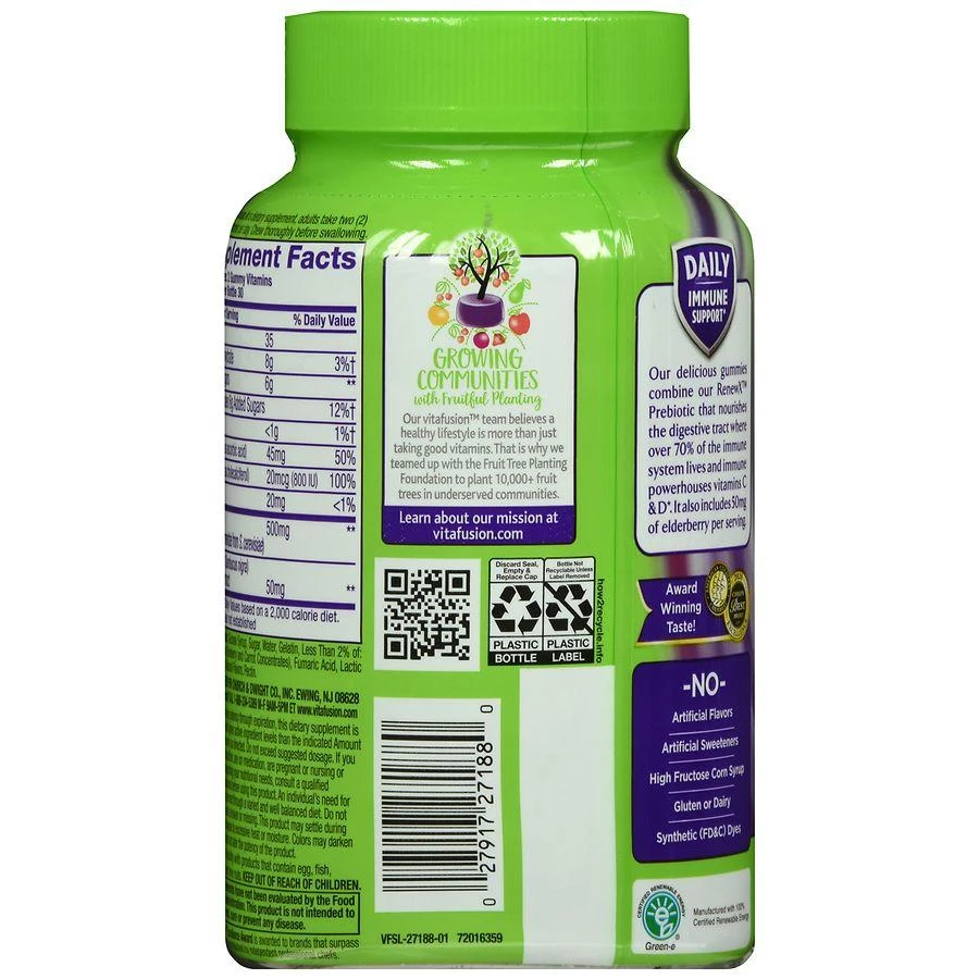 Vitafusion Triple Immune Power Gummy Vitamins 4