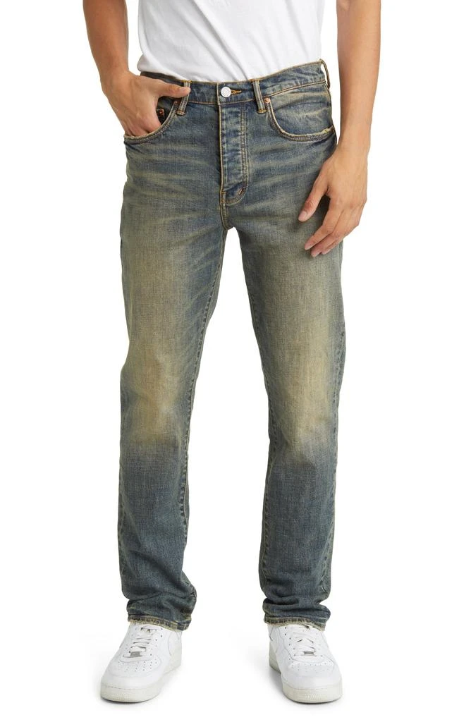 Purple Brand Aged Straight Leg Jeans 1