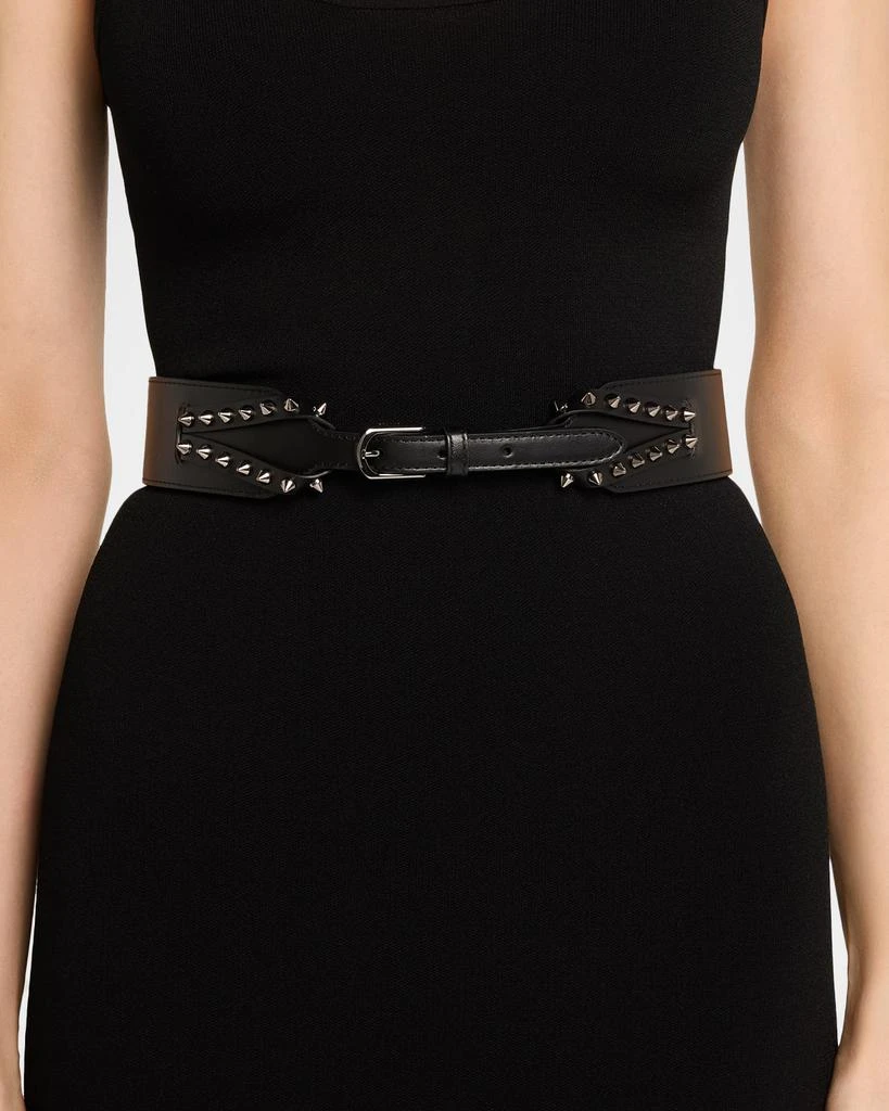 Christian Louboutin Cabata Spike Belt in Leather 2