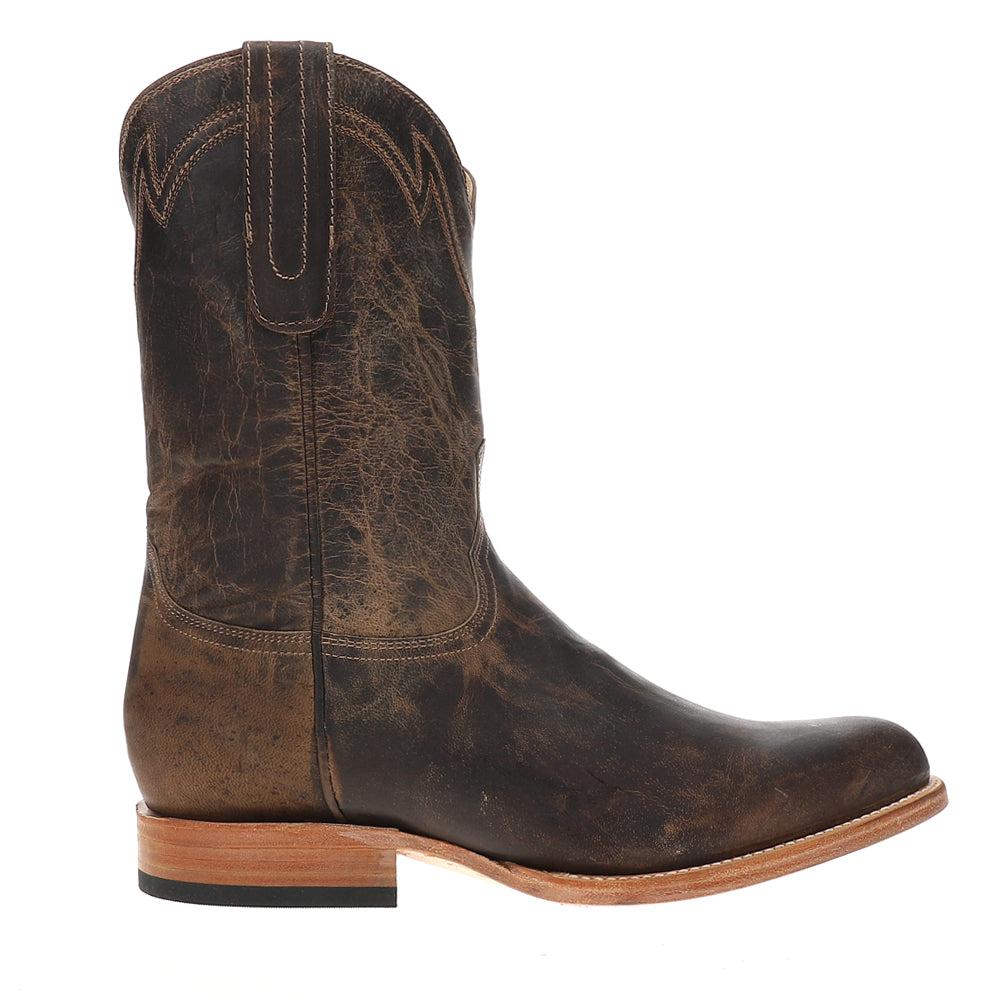 STETSON Roughstock Zip Round Toe Cowboy Boots