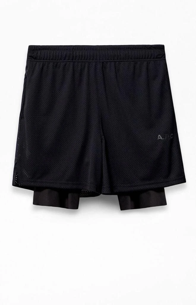 A.R.C. Active Black Mesh 2 in 1 Shorts 1