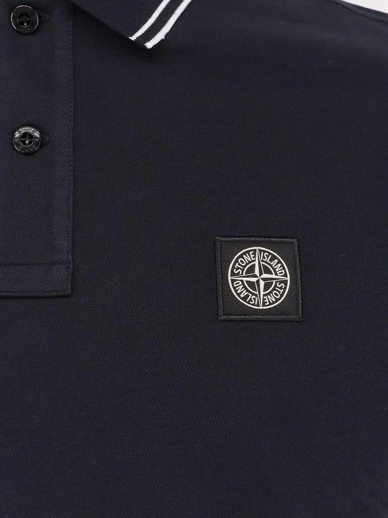 Stone Island Stone Island Logo Patch Short-Sleeved Polo Shirt 3
