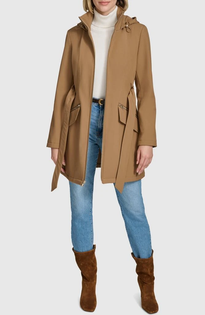 Andrew Marc Quinn Water Resistant Belted Trench Coat 4