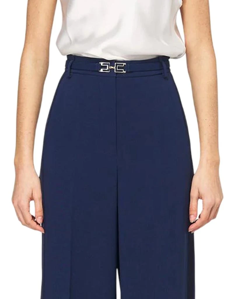 ELISABETTA FRANCHI Elisabetta Franchi Satin Banded Crêpe Trousers 3