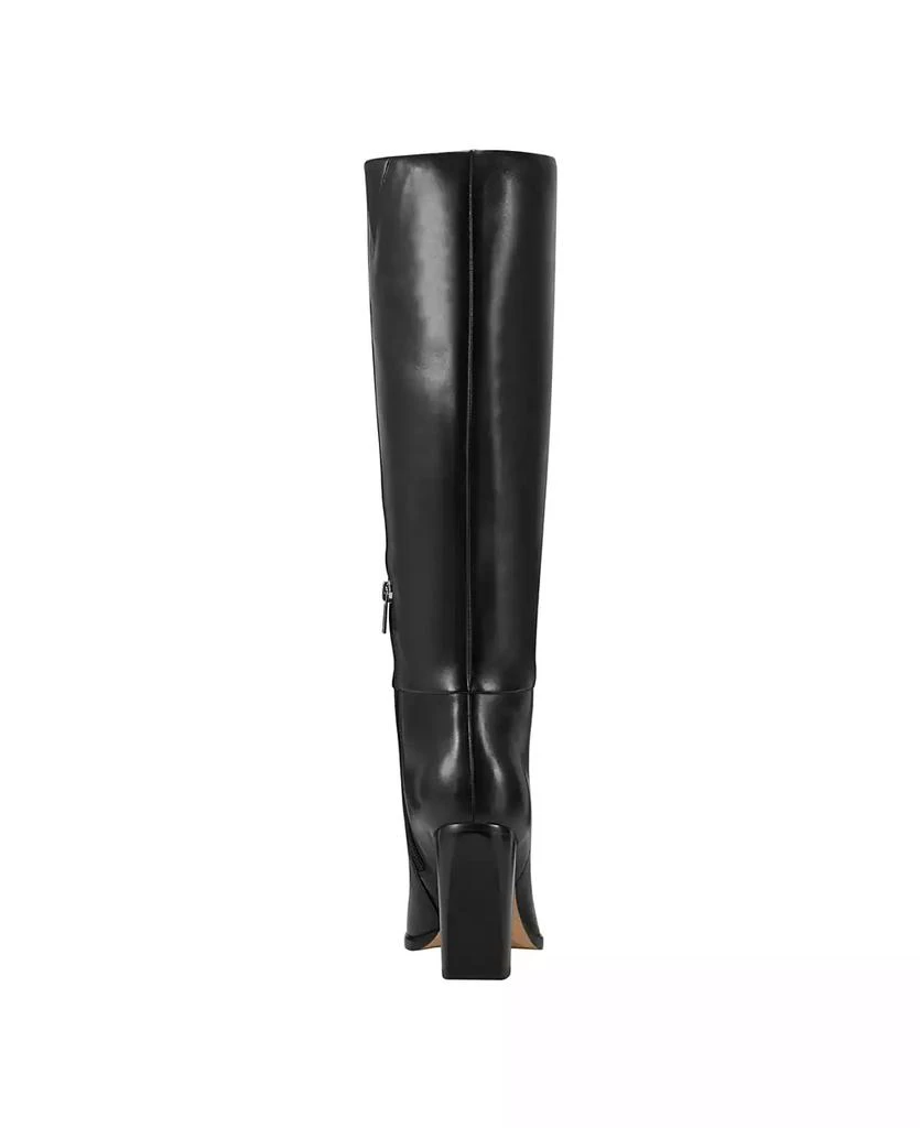 Marc Fisher Women's Lannie Pointy Toe Block Heel Knee High Dress Boots 3