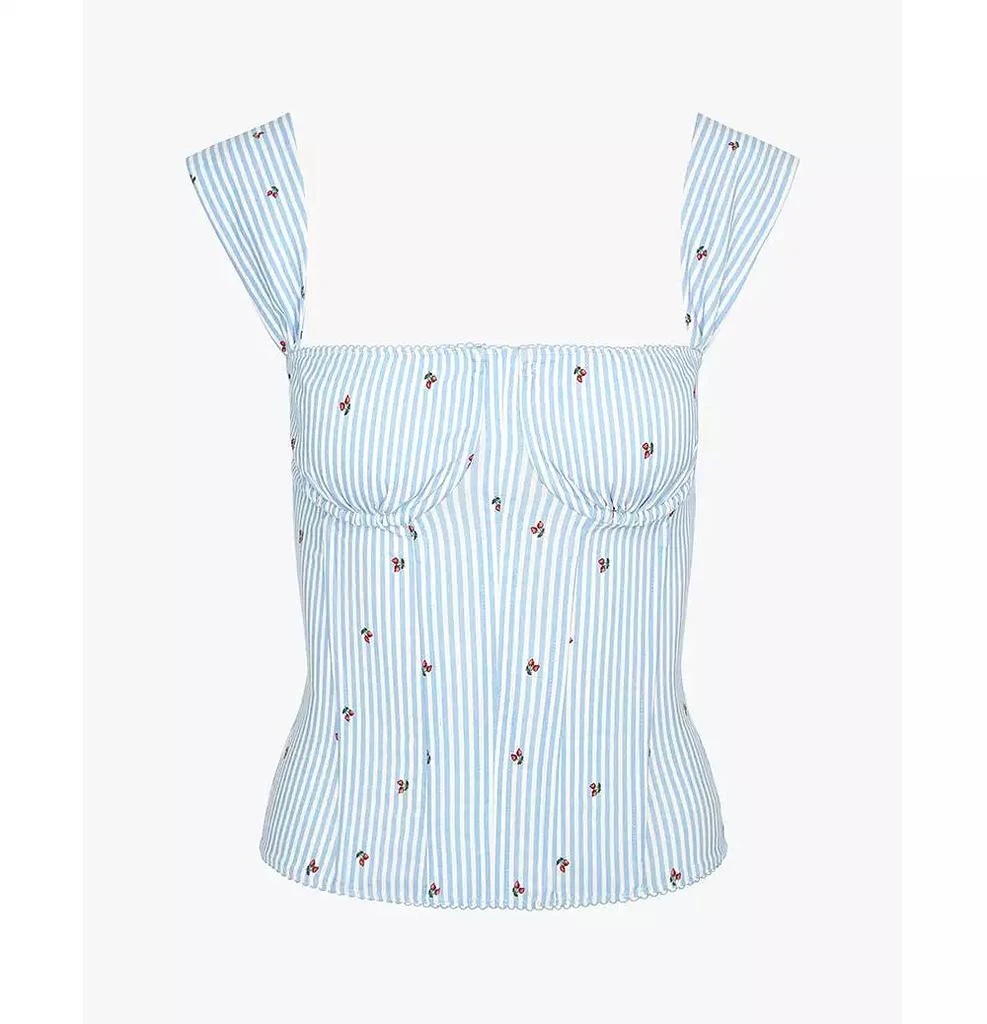 WeWoreWhat Ruched Cup Corset 2