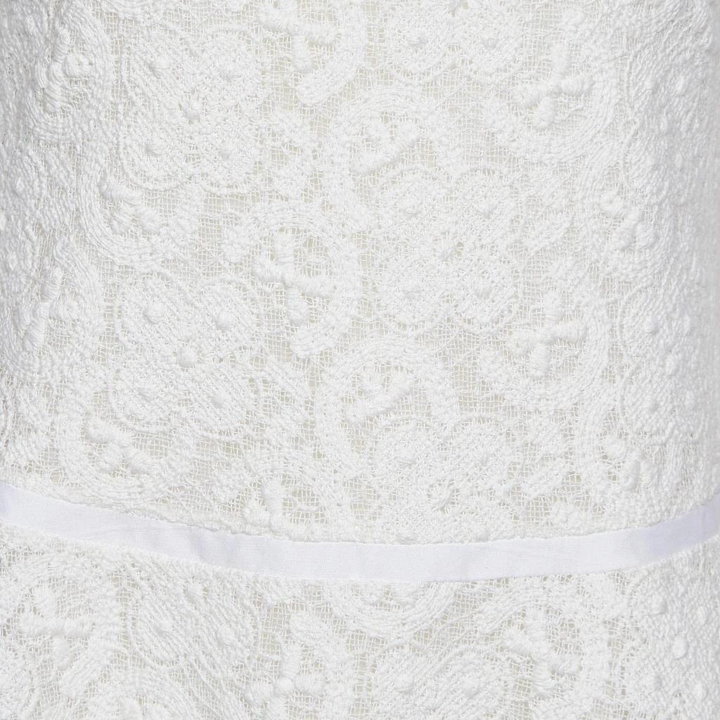 See by Chloé See by Chloe White Crochet Lace Fit & Flare Dress S 3