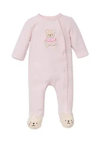Little Me Sweet Bear Footie 1