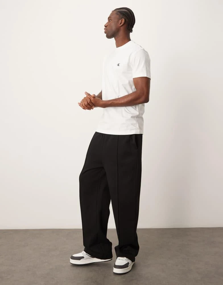 Calvin Klein Calvin Klein Jeans premium heavyweight t-shirt in white 4
