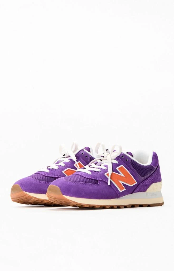 New Balance Women's Purple 574 Sneakers 2