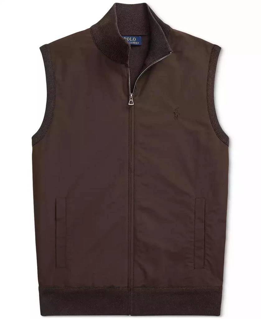 Ralph Lauren Men's Hybrid Full-Zip Sweater Vest 5