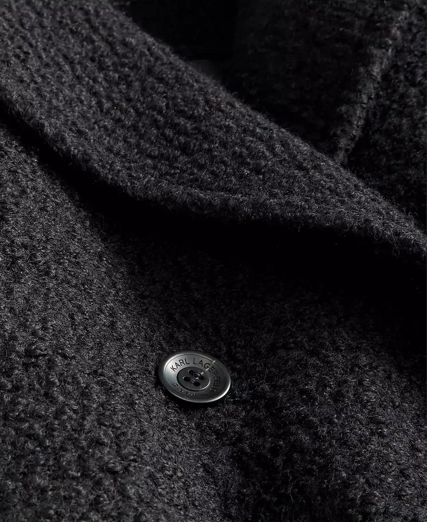 Karl Lagerfeld Paris Women's Double-Breasted Overcoat, Created for Macy's 7