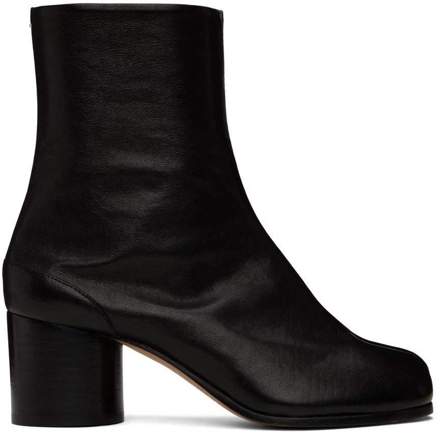 MAISON MARGIELA Black Tabi Ankle Boots 1