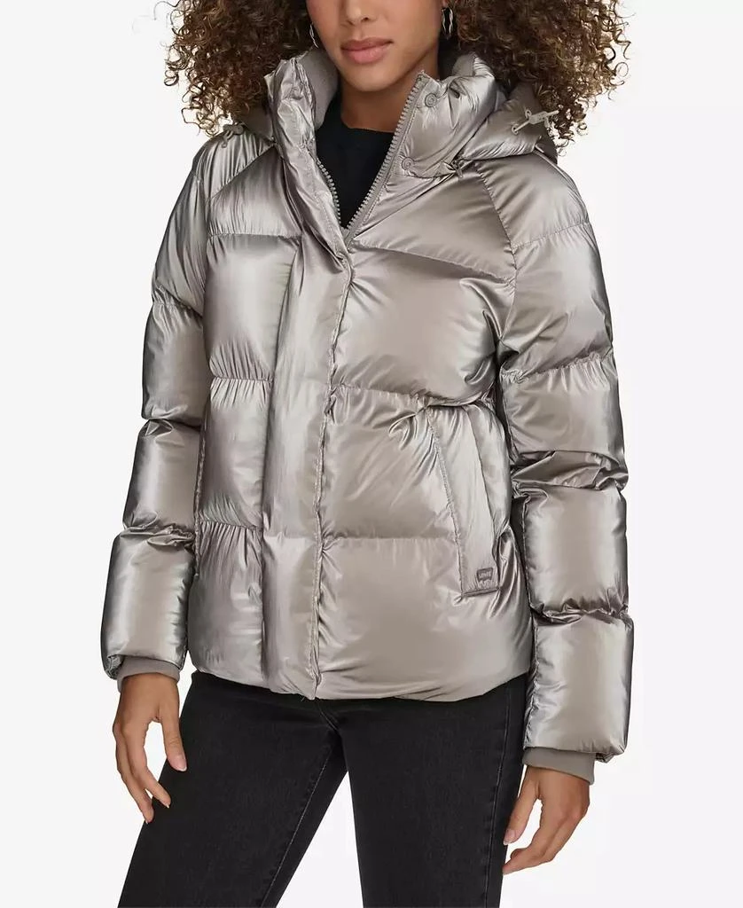 Levi
s Women
s Quilted Hooded Puffer Jacket
