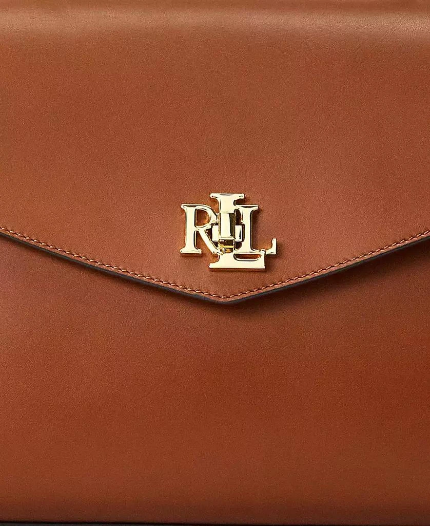 Ralph Lauren Farrah Medium Leather Top-Handle Satchel 5