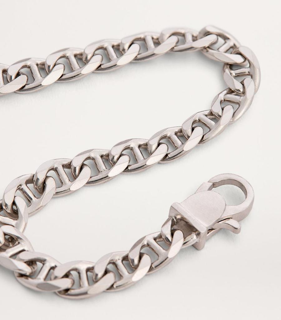 Tom Wood Sterling Silver Jude Chain Bracelet - Compare