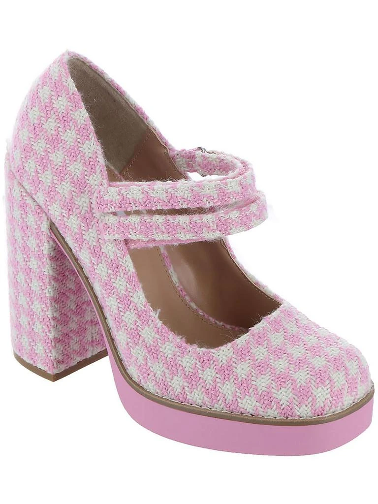 Steve Madden Twice Womens Patent Casual Block Heels 8