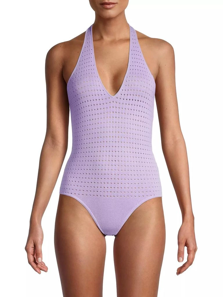 Victor Glemaud Laser-Dot Halter Bodysuit 3