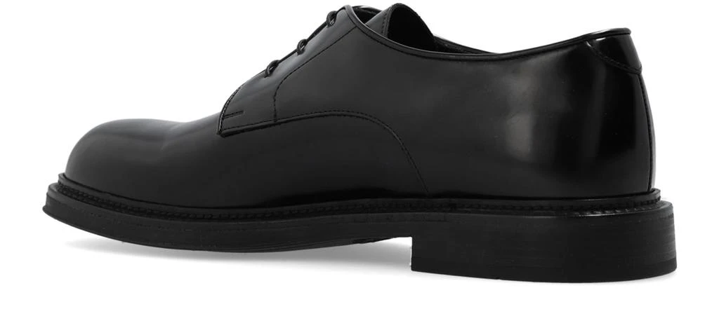 Emporio Armani Leather derby shoes - Single Shoes - Free  display picture 3